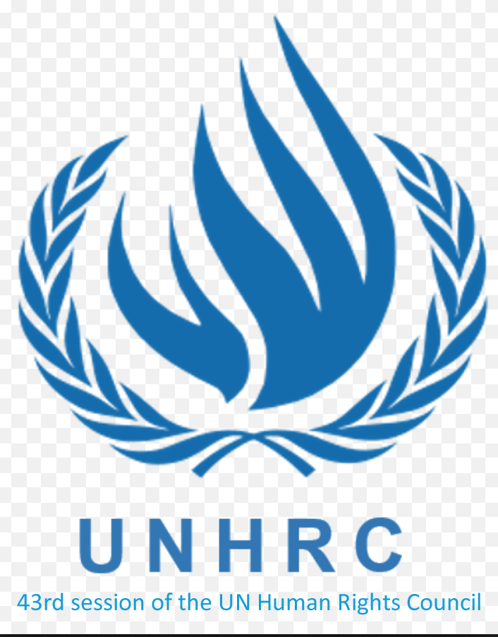 Oral Statement on Religious Freedom in Russia – 43rd HRC Session, UN HRC, Geneva March 10th – 2020