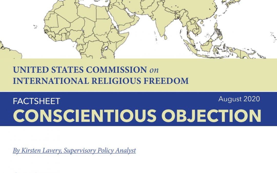 USCIRF Releases New Report about Conscientious Objection