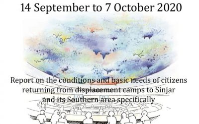 Report on the conditions and basic needs of citizens returning from displacement camps to Sinjar and its Southern area specifically