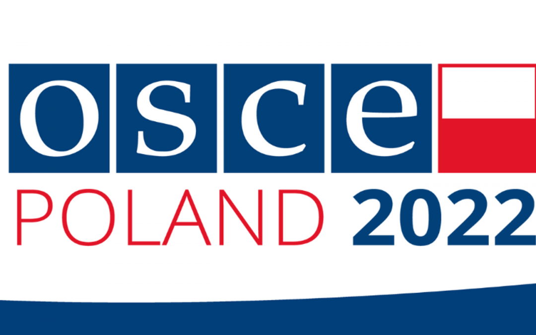 OSCE 2022 Plenary Session III: Tolerance and Non-Discrimination I  MIVILUDES