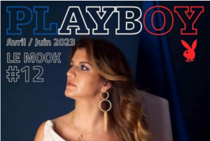 Publicité Playboy pour le numéro avec Marlène Schiappa. – Twitter