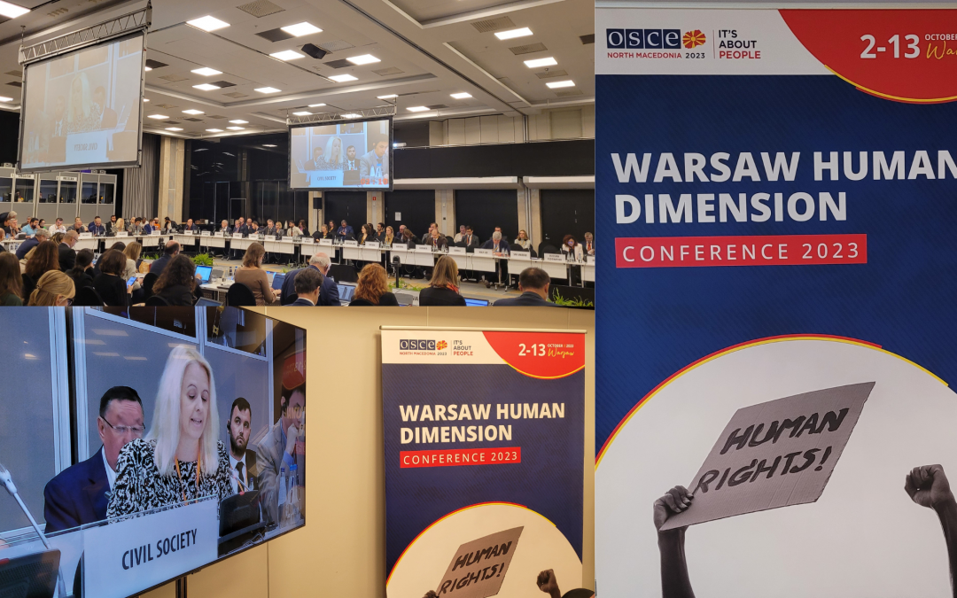 OSCE Warsaw Human Dimension 2023 discusses persecution of Ahmadi Religion members
