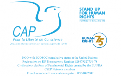 CAP Liberté de Conscience Annual Report 2022