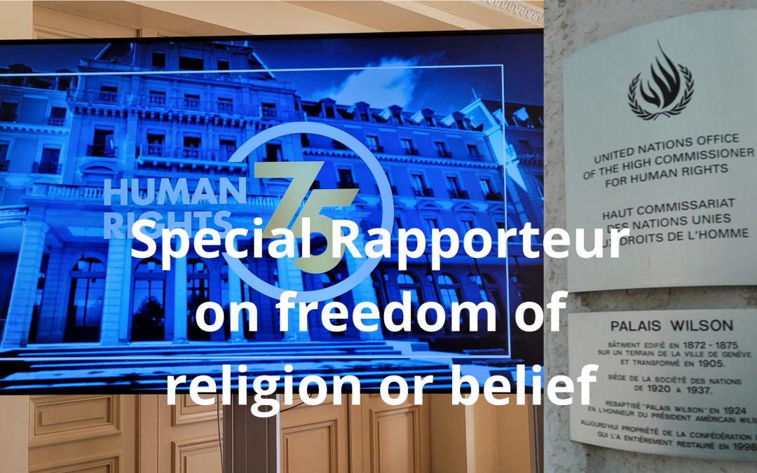 Call for inputs advocacy of hatred based on religion or belief: transformative responses