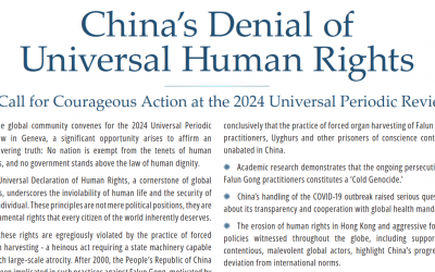 China’s Denial of Universal Human Rights A Call for Courageous Action at the 2024 Universal Periodic Review