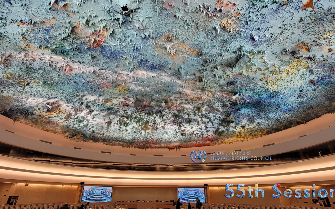 Activity Report for CAP Liberté de Conscience during the 55th session of the Human Rights Council