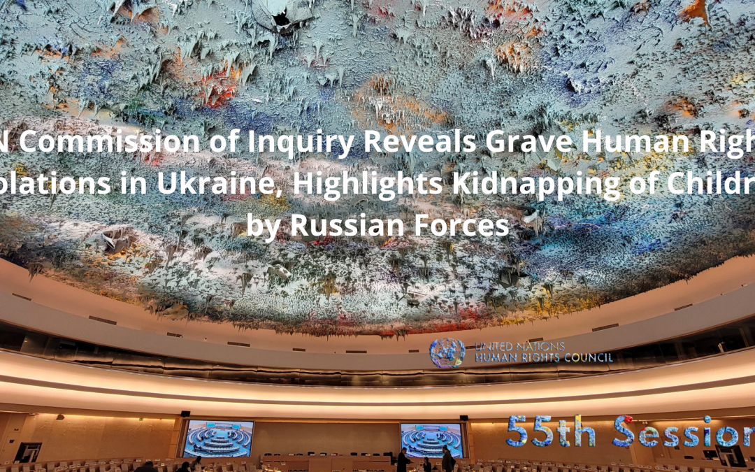 UN Commission of Inquiry Reveals Grave Human Rights Violations in Ukraine, Highlights Kidnapping of Children by Russian Forces