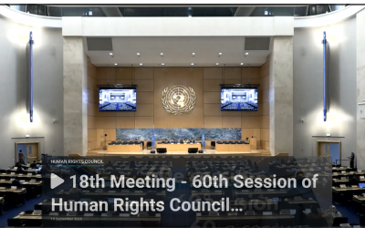 HRC 60 oral statement : Urgent Call for Justice: UAE’s Persistent Human Rights Violations Exposed