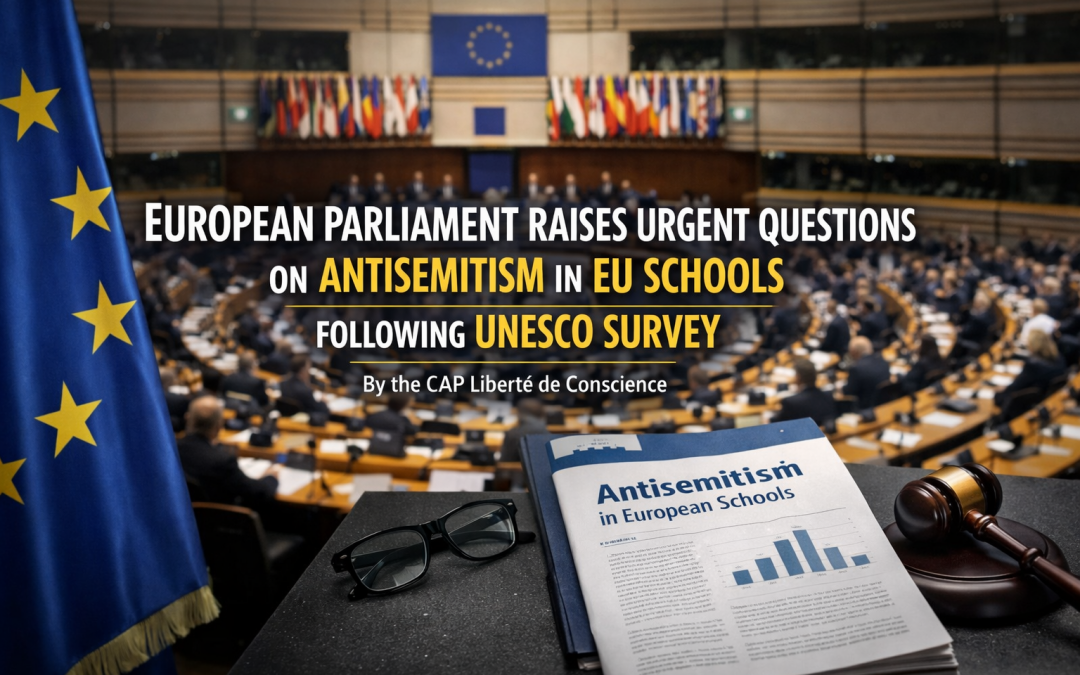 European parliament raises urgent questions on antisemitism in Eu schools following UNESCO survey