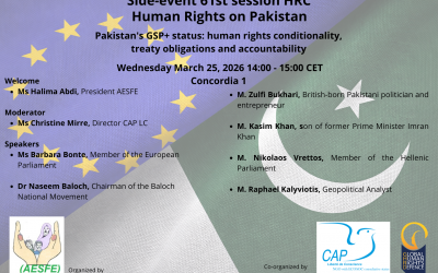 HRC 61 Side-event Human Rights In Pakistan