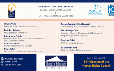 HRC 62 Forced Conversions and Minority Women in Pakistan: A Human Rights Emergency