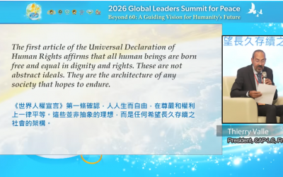 2026 Global Leaders Summit for Peace Where Justice Begins, the Future Endures