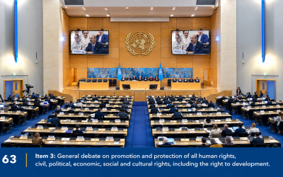 Oral statement on the situation of Chairman Lee Man-hee in pretrial detention in the Republic of Korea — General Debate under Item 3, 63rd session of the Human Rights Council