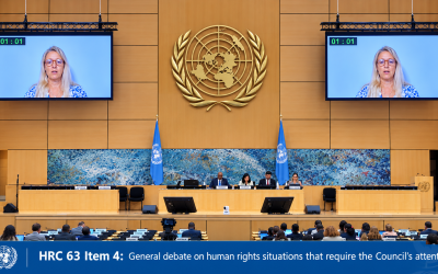 HRC 63, Item 4: Accountability Must Reach the Networks That Arm Sudan’s War